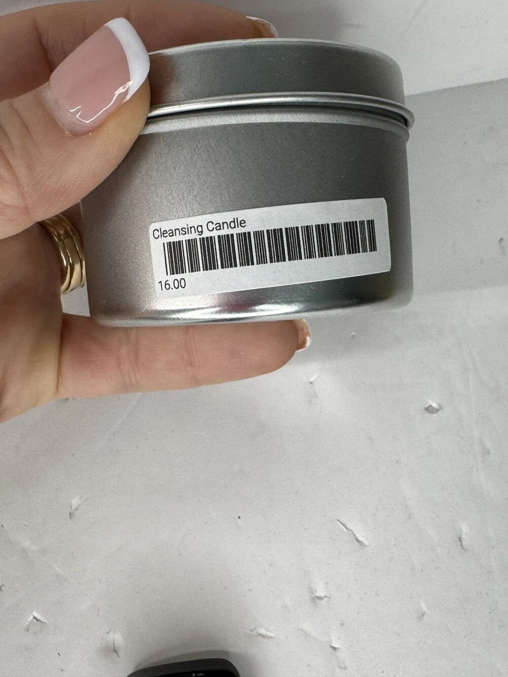 Raven's Hearth Free Vegan Soy Cleansing Candle 4oz Lavender Tin Jar Scented
